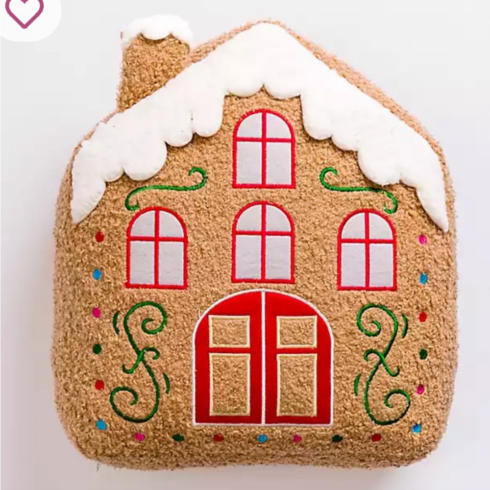Gingerbread House Pillow